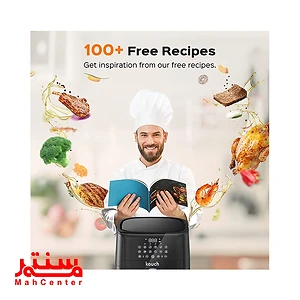 تصویر آشپزی در حال پخت غذا با سرخ کن بدون روغن کوخ مدل KF-2100